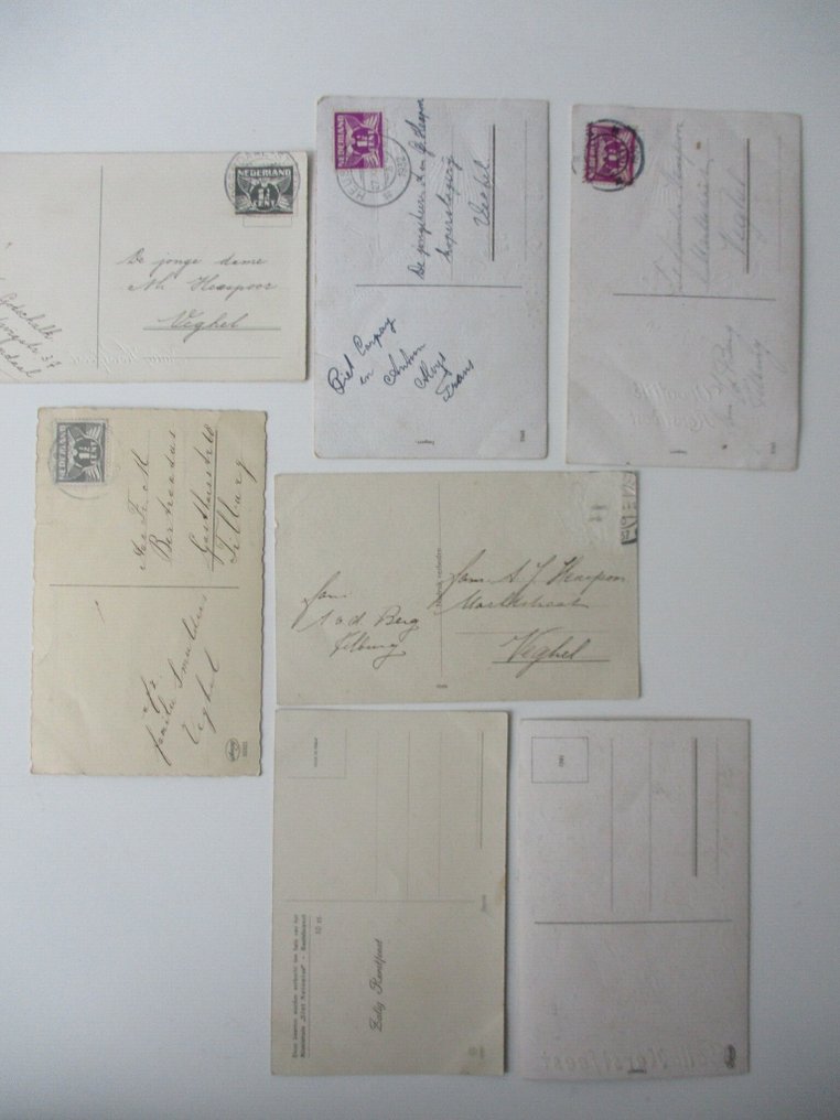 Alankomaat - Joulu, Uudenvuoden vaihtuminen - Joulukortit ja uudenvuodenkortit - Postikortti (94) - 1921-1944 #3.2