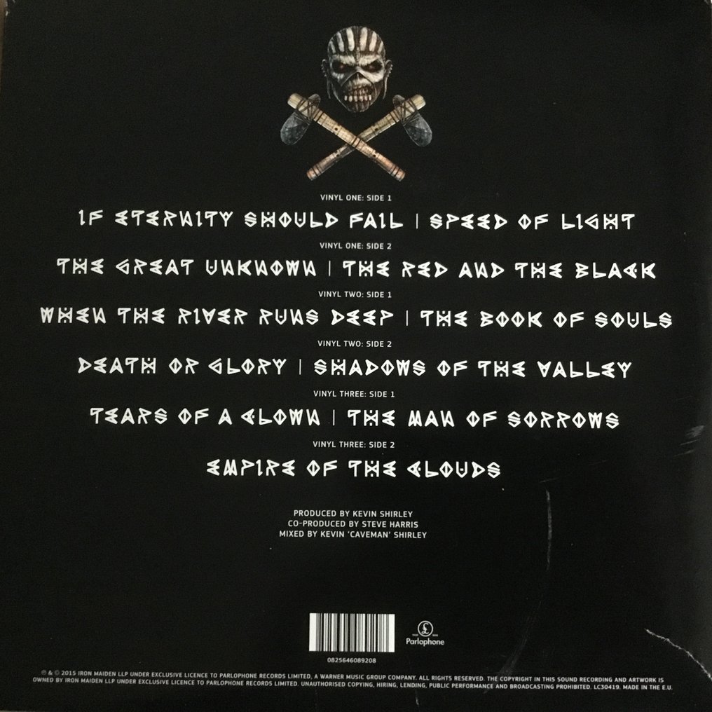 Iron Maiden - The Book Of Souls - 3xLP专辑(三张专辑) - 限量版 - 2015 #1.0