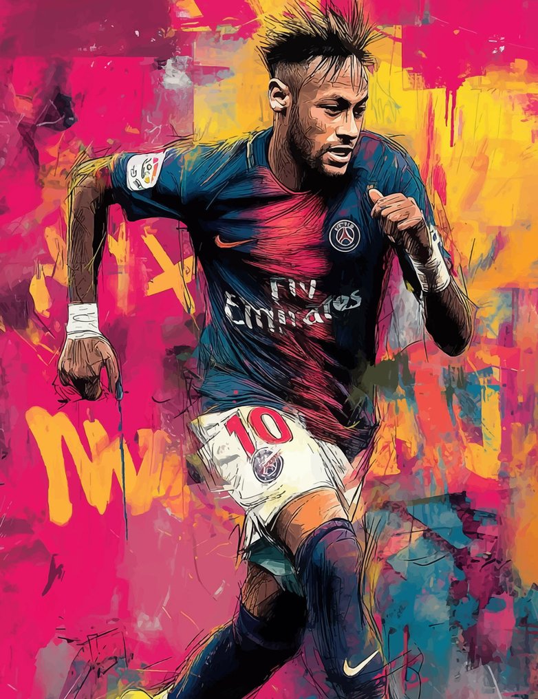 IPR Graph - Neymar 'El Fenómeno': Retrato Dinámico de Balompié #1.0