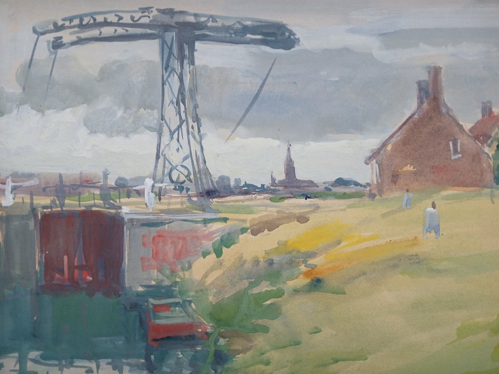 Henri Seghers (1848-1919) - Zomer in Fintele - West-Vlaanderen - Ijzer en Lovaart #4.3