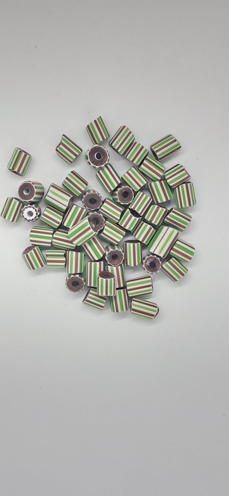 50 perle rosetta rigate (Fără preț de rezervă) #1.0