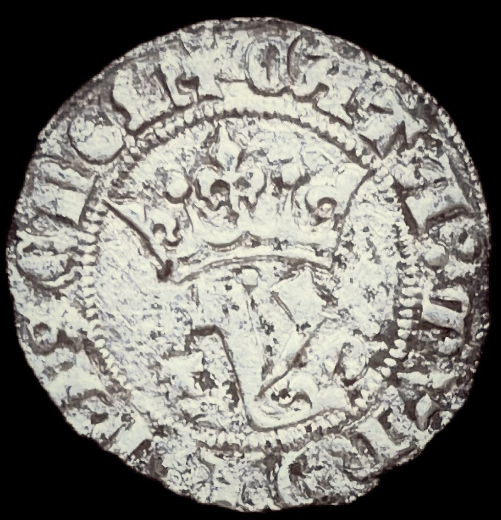 . Kingdom of Castile and León Juan I de Castilla (1358-1390). Blanca Toledo (No reserve price) #1.0