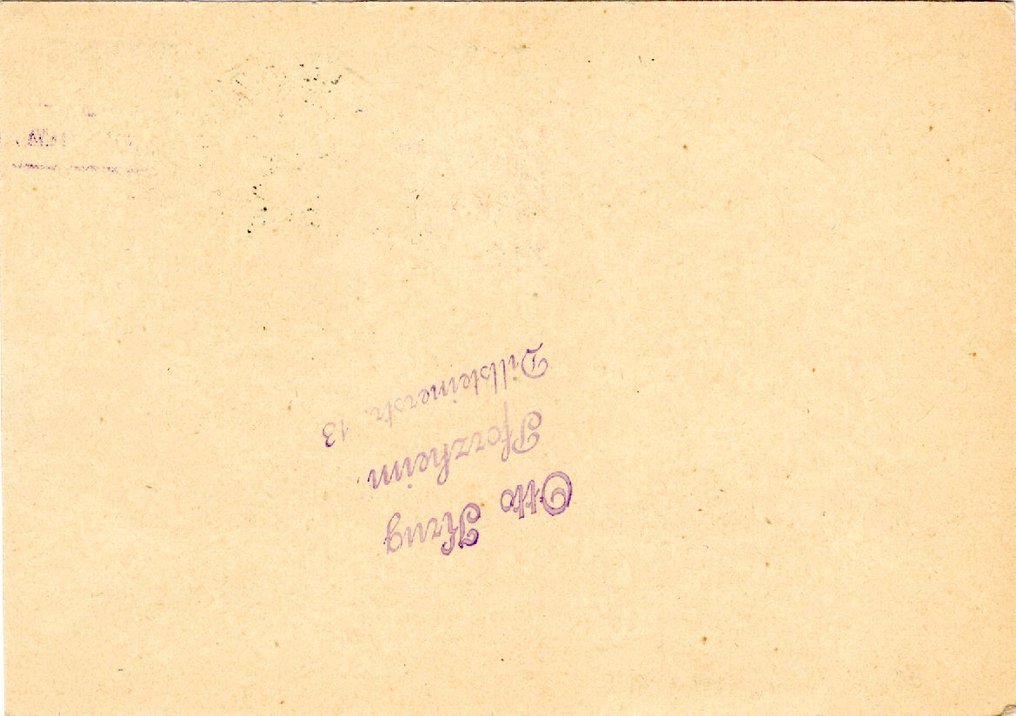 德意志帝国 1927 - 汉诺威-卡塞尔航邮 - 1927年4月30日，用罕见的邮戳“汉诺威机场”作废 #1.0