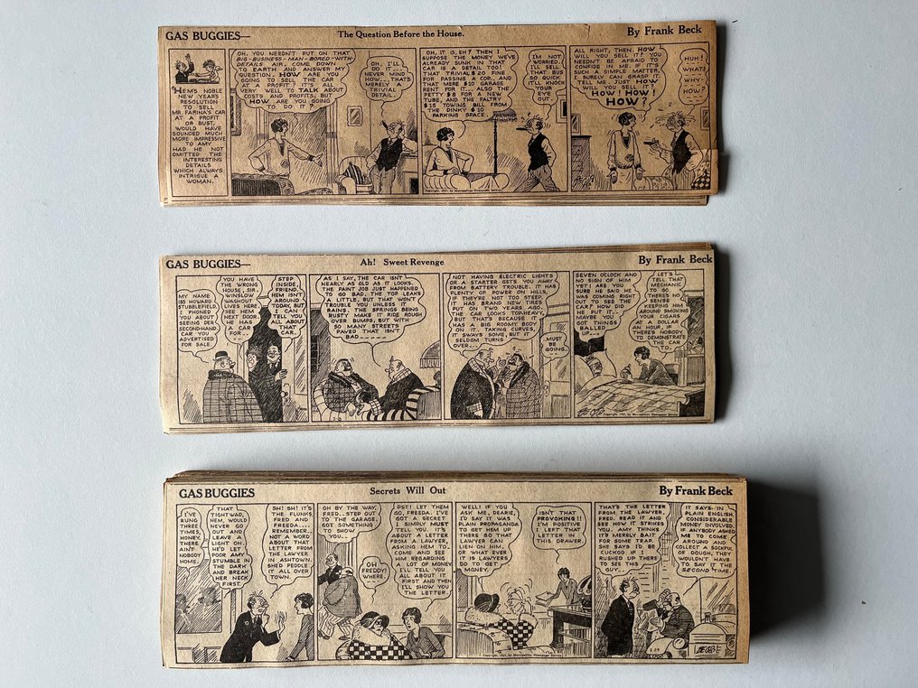 Gas Buggies - Full year of dailies - 256 Newspaper strips - 1927 #1.0