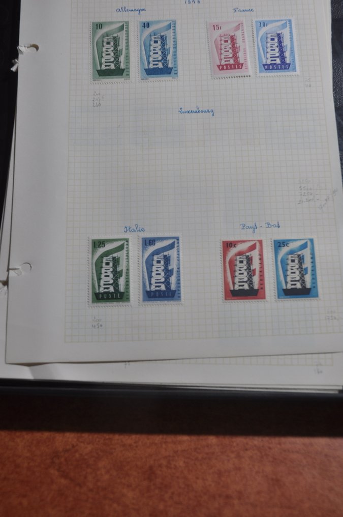 欧洲 - 欧洲邮盟  - 收藏中包含许多未邮寄的，堆叠在库存书中的物品（174张照片） #1.0