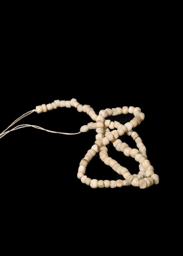 Δυτικά Ασιατικά Λευκός σκληρός λίθος και κέλυφος Κολιέ με χάντρες (χωρίς τιμή ασφαλείας) #2.1