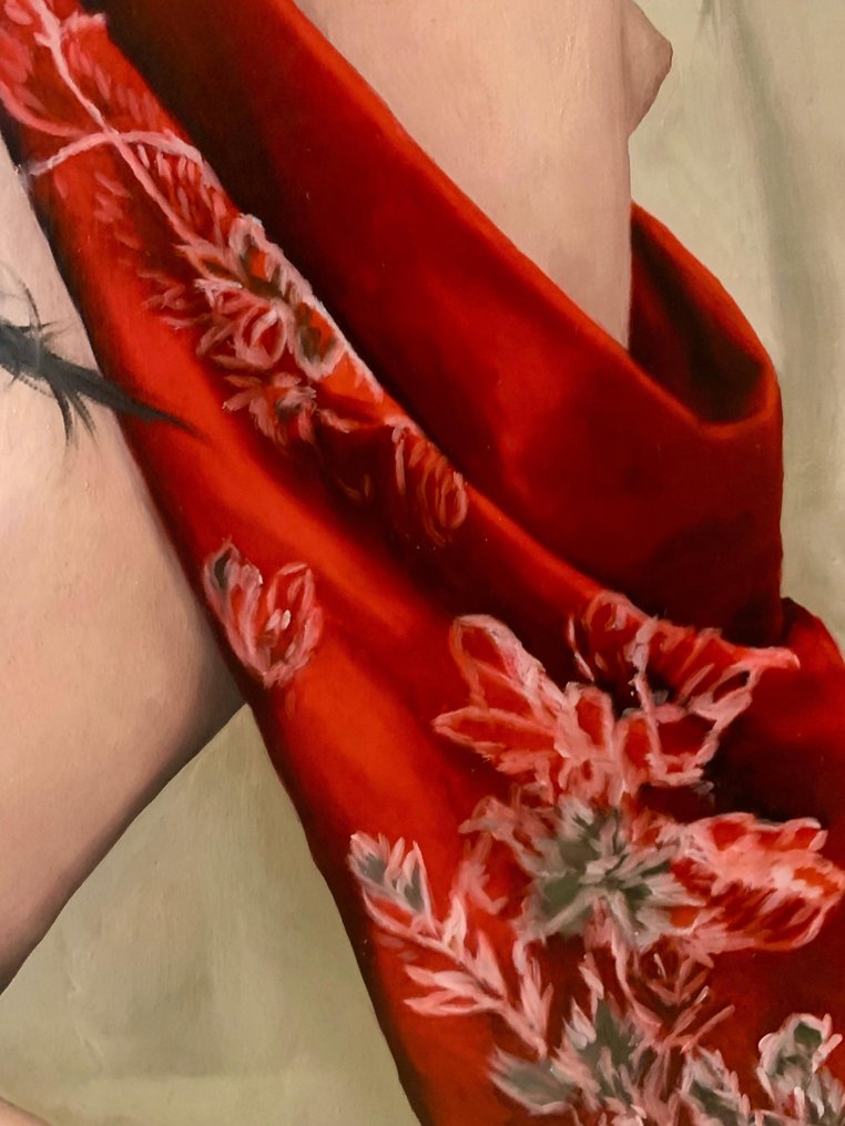 J. Hanter - Seda rojo escarlata. #2.1