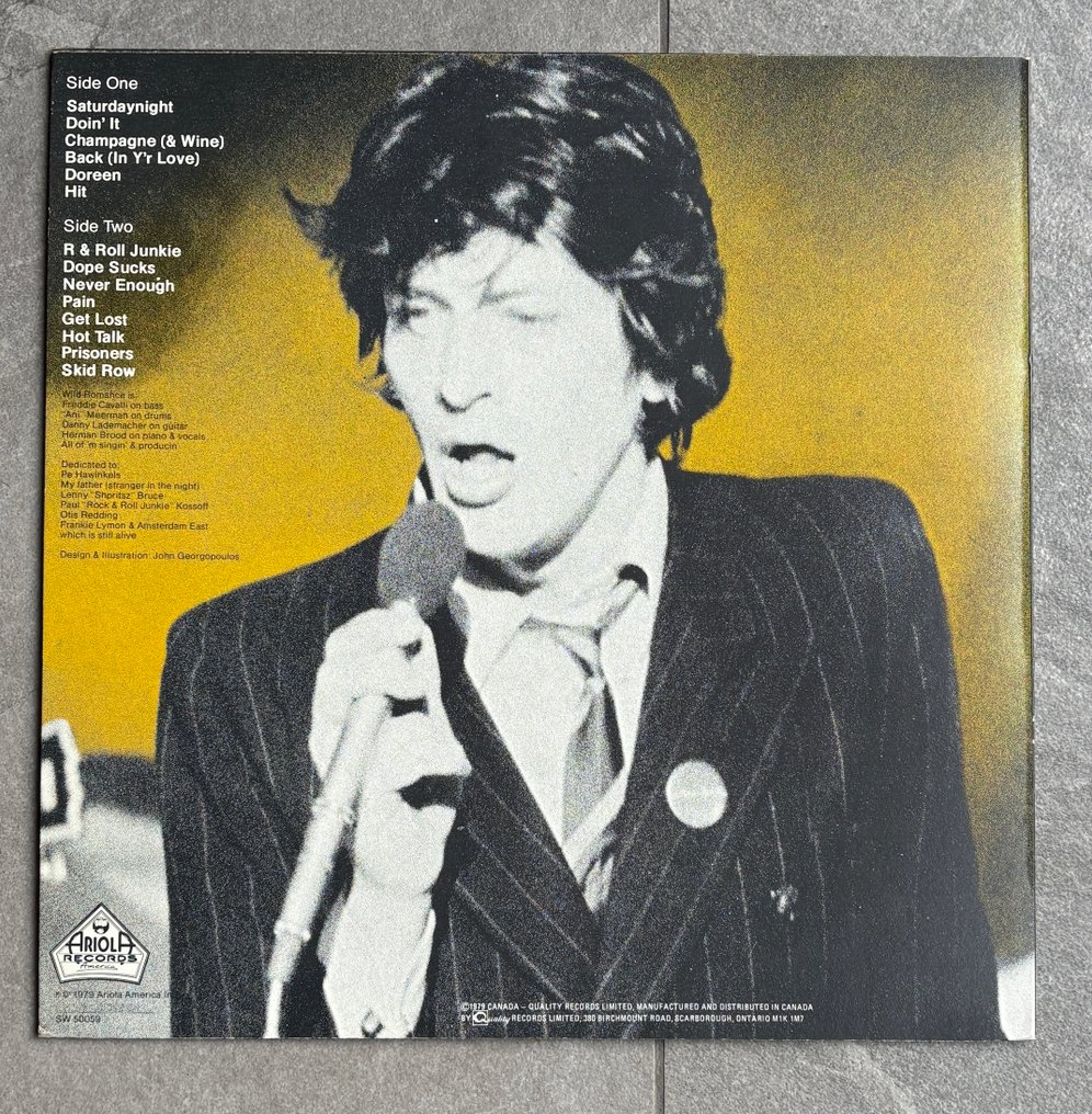Herman Brood & His Wild Romance - Five albums, three collectables - Multiple titles - LP - 1st Pressing - 1975 #2.1