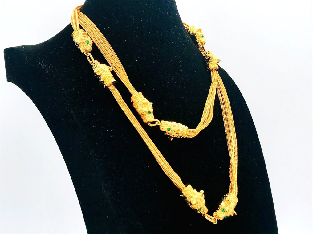 Camrose y Kross chapados en oro de 24 kt - Collar #1.0