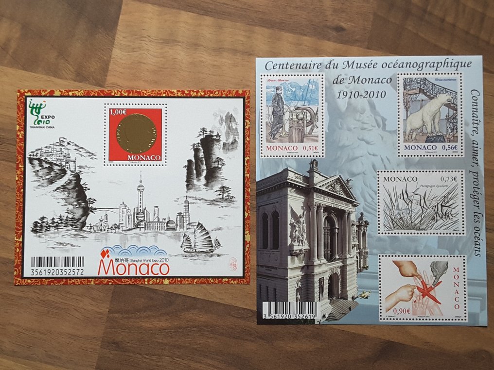 Monaco 2009/2011 - 3 anni quasi completi di timbri comuni e timbro preannellato - Yvert 2658 à 2808 sauf 2805A, et sans les timbres non émis, et préoblitéré 115 #4.3