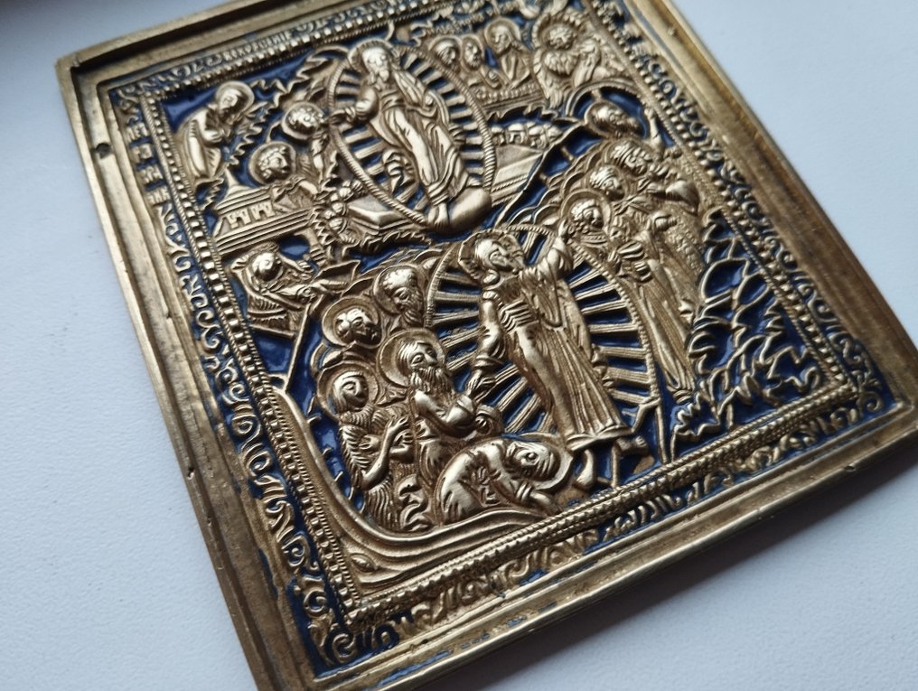 Icon - Resurrection - Bronze, Enamel #3.2