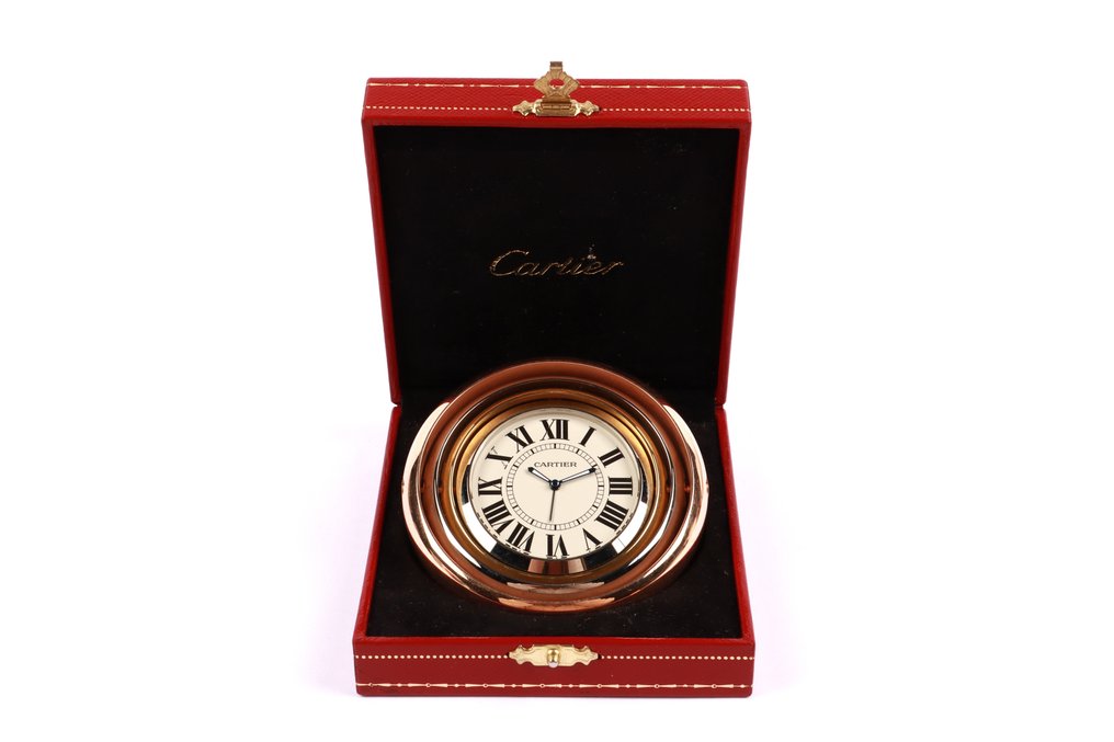 Vekkerklokke - Cartier - Gullbelagt - 1980–1990 #1.0