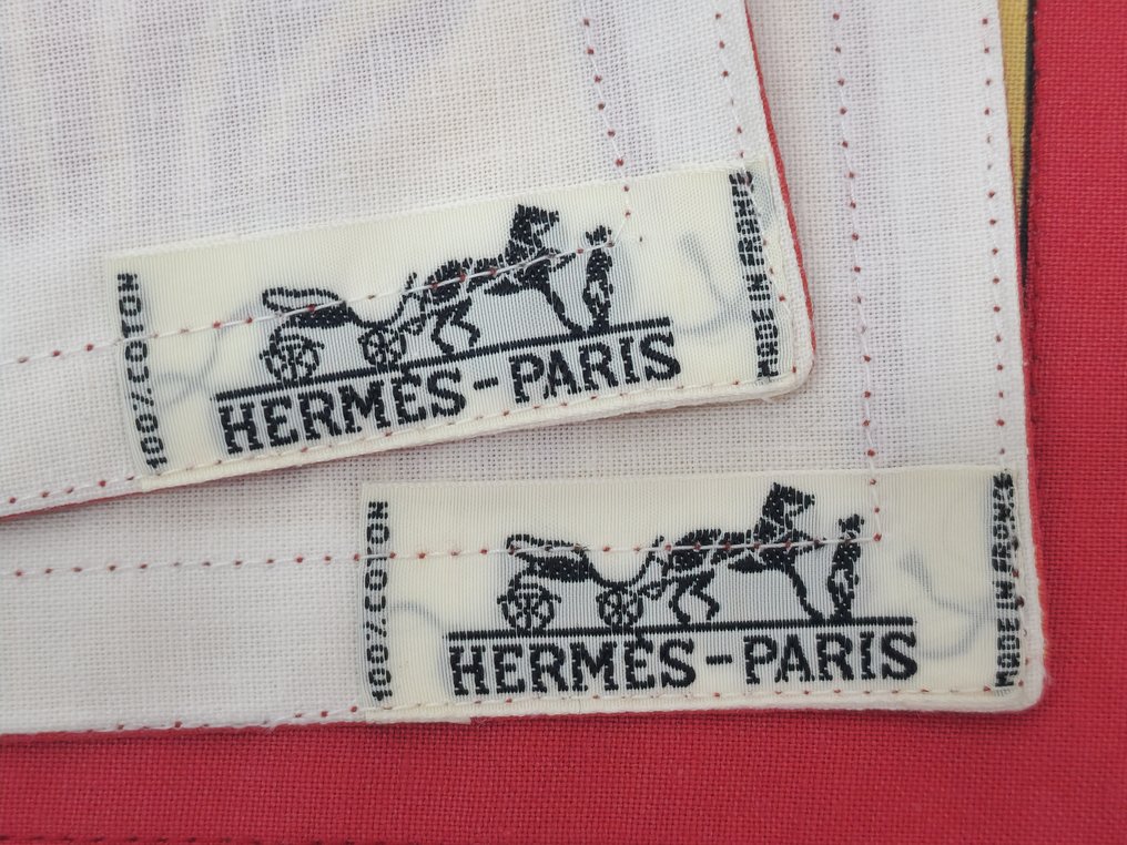 Hermès - Set mit 2 Platzsets - Tischtuch - 32 cm - 45.5 cm #2.1