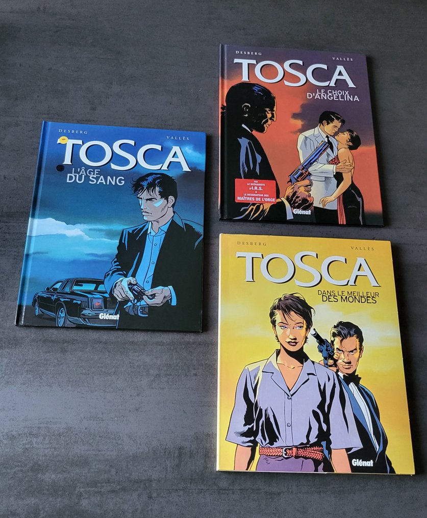 Tosca T1 à T3 + 2x ex-libris + dédicace - 3x C - 3 Album - Πρώτη έκδοση - 2001/2003 #1.0