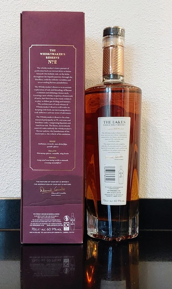 Lakes - The Whiskymaker's Reserve No.2 - Cask Strength  - b. 2019  - 70厘升 #3.2