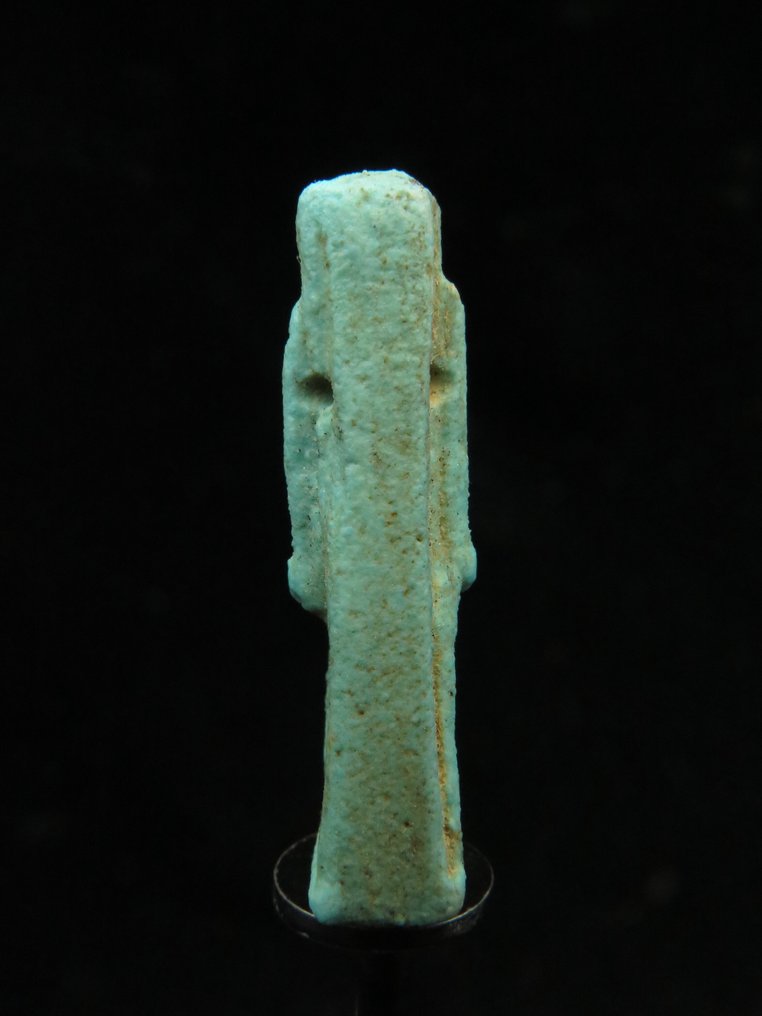 Ancient Egyptian Faience Amulet of the God Toth with Ibis face - 3.6 cm  (No Reserve Price) #2.1