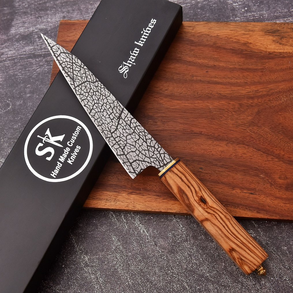 Shaw Knives - Μαχαίρι κουζίνας - Chef's knife -  509 - ζωντανός χάλυβας άνθρακα - Ασία - S.K Chef Knife 509 #1.0