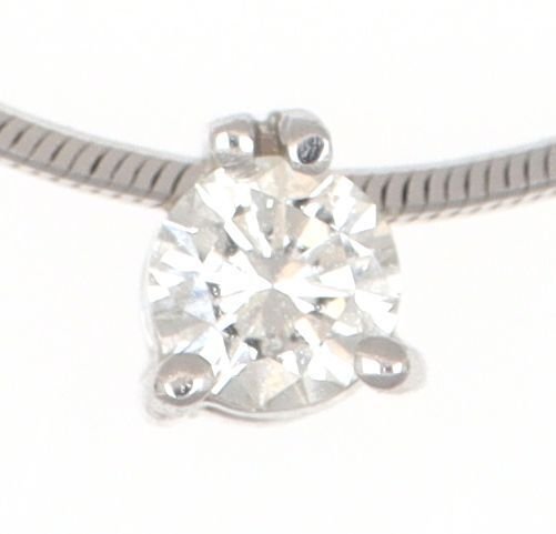Zonder Minimumprijs - Recarlo - Ketting met hanger - 18 karaat Witgoud - 0.35ct. tw. Diamant (Natuurlijk) #2.1
