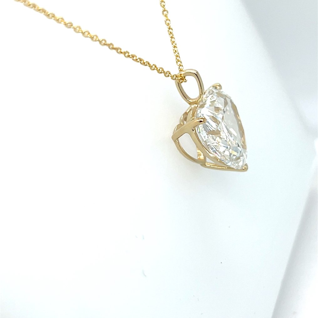 项链 - 14K包金 黄金 - 4.02ct. tw. 钻石 (实验室培育) #3.2