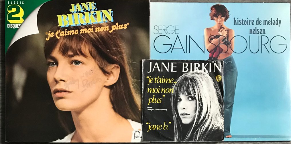 Jane Birkin & Serge Gainsbourg - Histoire De Melody Nelson - Je T'Aime Moi Non Plus + 1 Single 7" - Différents titres - Disque vinyle - Divers pressages - 1979 #1.0
