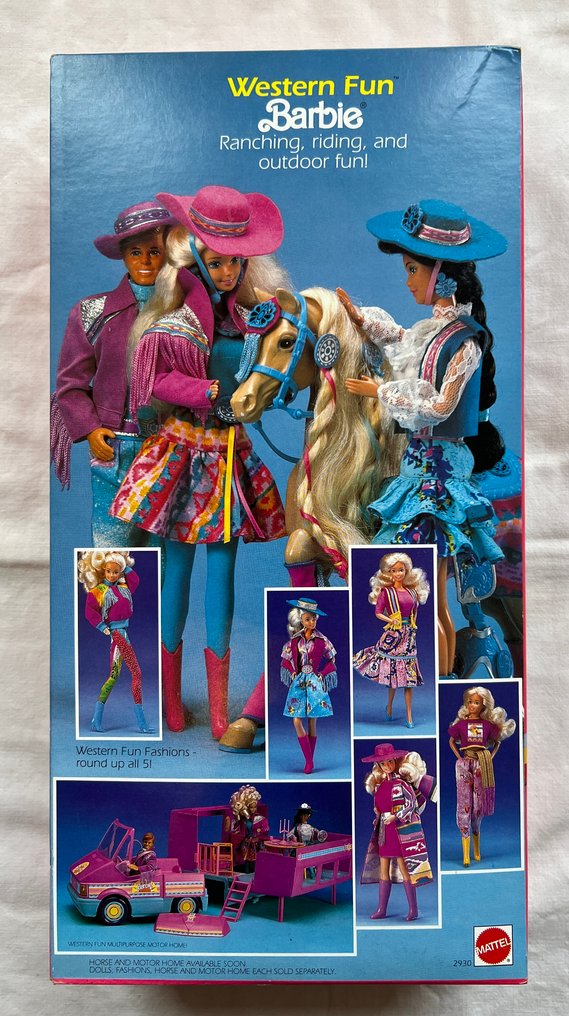 Mattel - Φιγούρα - Western Fun Barbie - Πλαστικό, Χαρτί, Textile, χαρτόνι #1.0