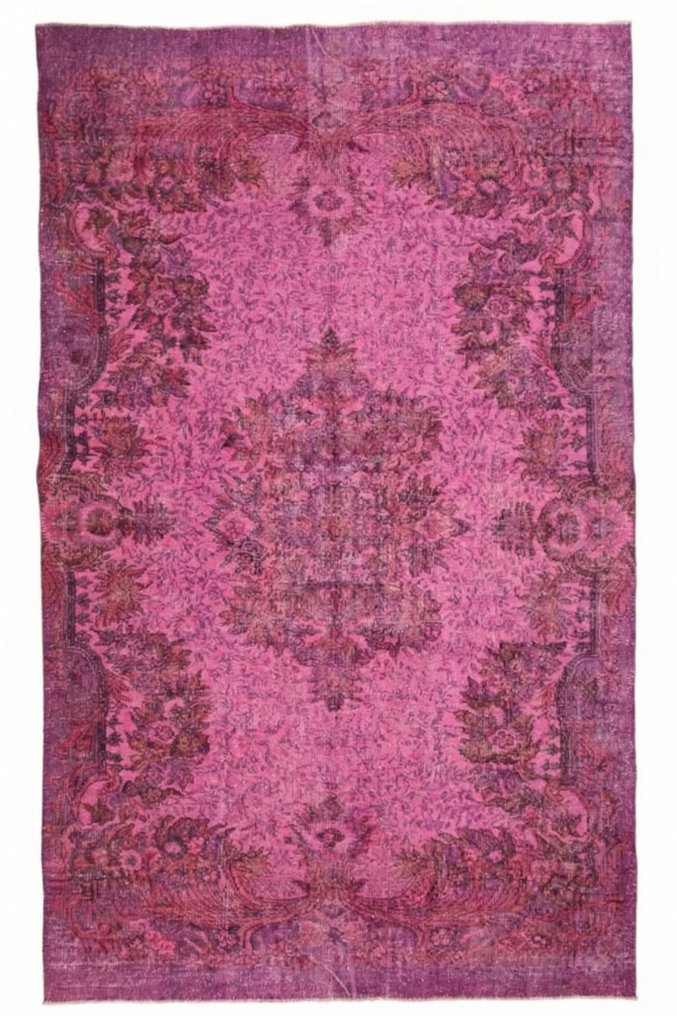 Rosa Vintage - Teppich - 280 cm - 175 cm - mit Zertifikat #1.0