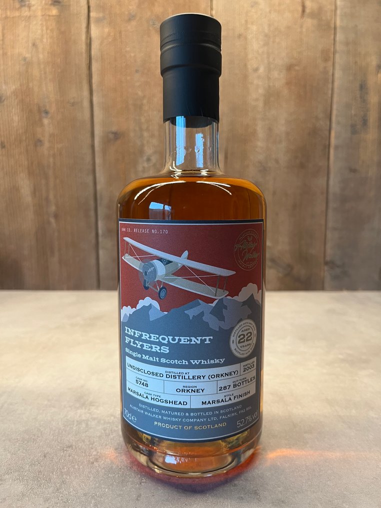 Infrequent Flyers 2003 22 years old Marsala Hogshead Marsala finish - Alistair Walker Whisky Company - b. 2025 - 70cl #3.2