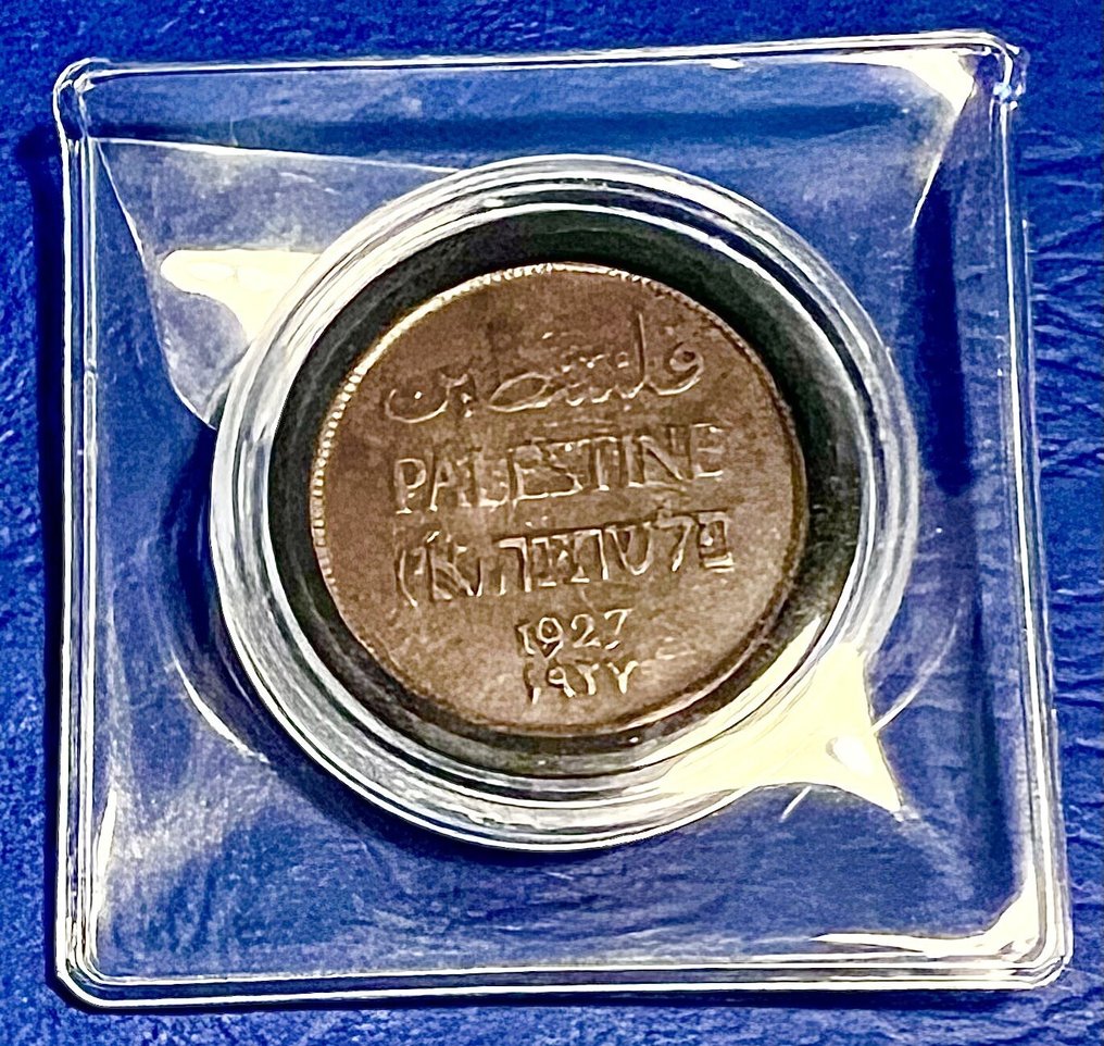 Palestine, Australia. 1 Monnaie de 2 Mils 1927 / 2 Monnaies 1 Dollar Royale 2006  (No reserve price) #4.3