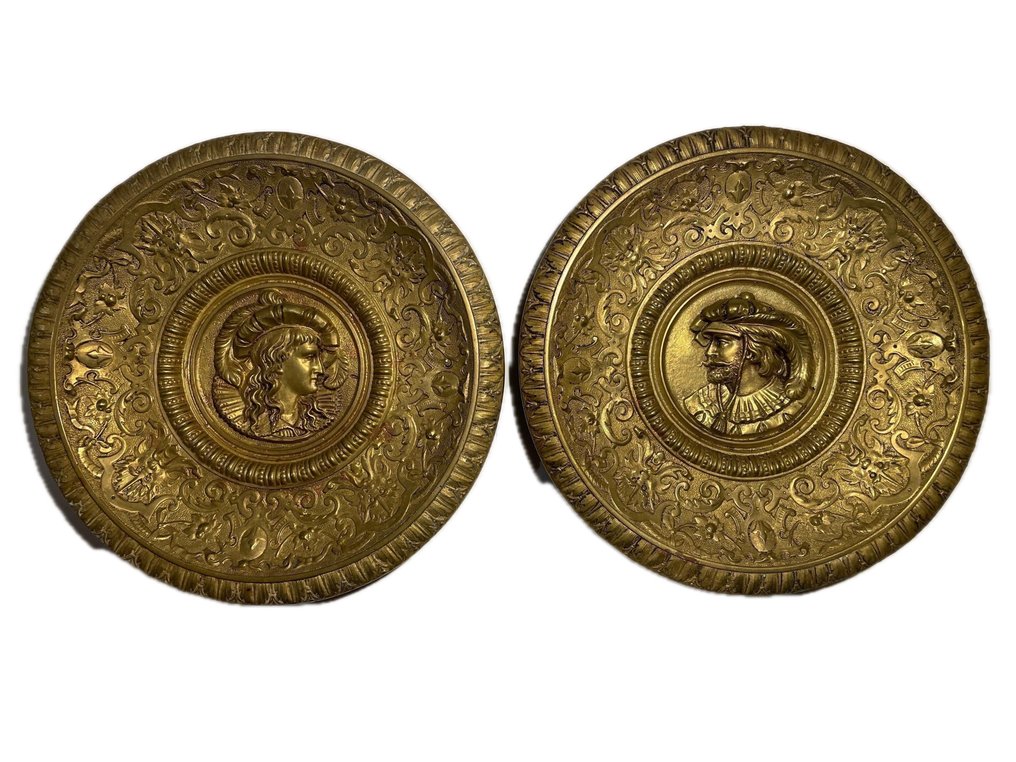 Paneeli (2) - Pronssi - 2 pronssiseinäpaneelia #1.0