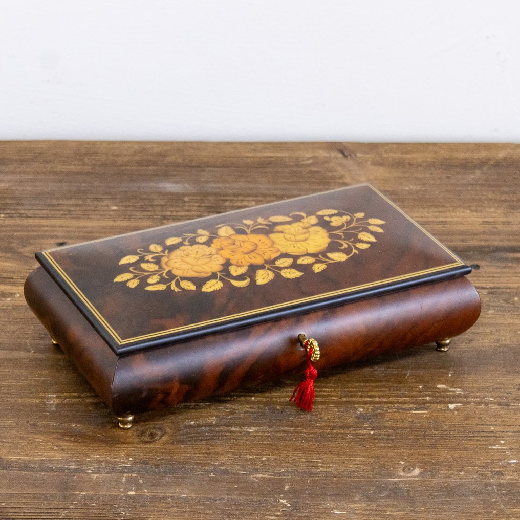 Carrillon MAPSA - 音乐首饰盒 - 意大利 - 1970-1980 - 镶嵌工艺 #1.0