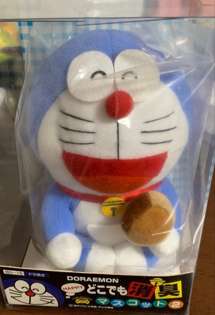Doraemon – Anywhere Deodorizing Mascot 2 - 毛絨玩具 BD-16 “Dorayaki” Version Large Size – Sleep-type - 日本 #1.0