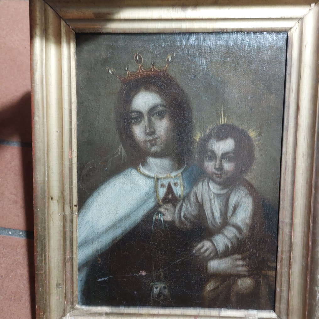 Escuela sevillana (XVIII) - Virgen del Carmen #2.1