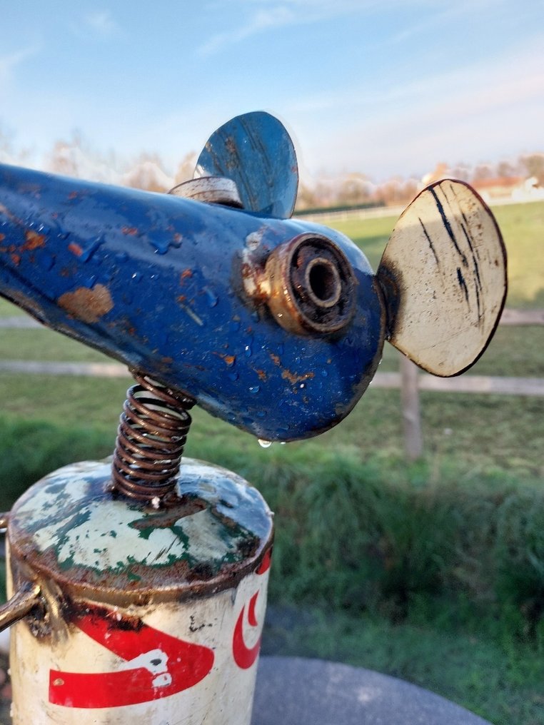 Jean Jacques Diderot - Statua, handmade (Jean Jacques Diderot) - 47 cm - Metallo #3.2