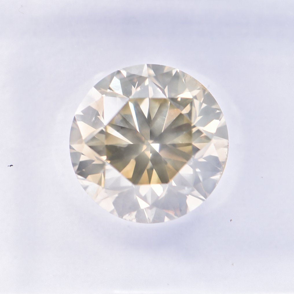 没有保留价 - 1 pcs 钻石  (天然色彩的)  - 2.11 ct - 圆形 - Fancy 稍帶綠色的, 稍帶棕色的 黄色 - SI2 微内含二级 - 国际宝石研究院（IGI） - VG VG #1.0