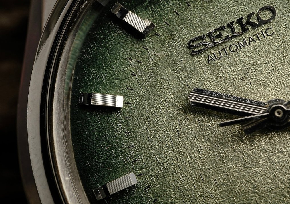 Seiko - Lord Matic "Gradient Textured Green Sunburst" 久響 (Kyūkyō) – Lasting Echo - No Reserve Price - 5606-7300 - Men - 1973 #3.2