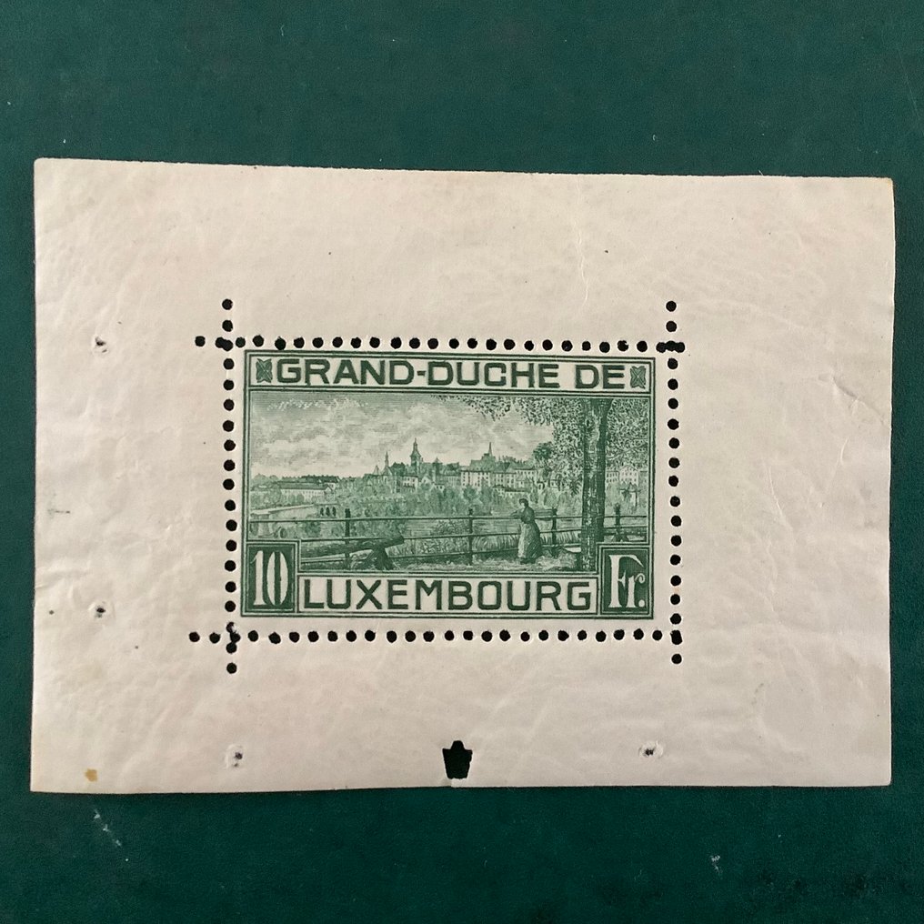 卢森堡 1923 - 卢森堡的第一块 - Michel blok 1 II #1.0