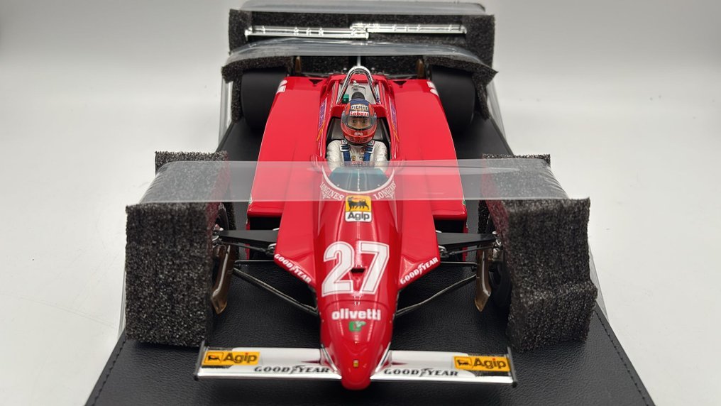 GP Replicas 1:12 - Modellbil - Ferrari 126 C2 Villeneuve USA GP West Long Beach 1982 - (cod.39) #1.0
