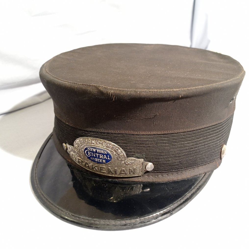 Memorabilien-Sammlung - 1930er-1940er Jahre New York Central System Brakeman-Hut #3.2