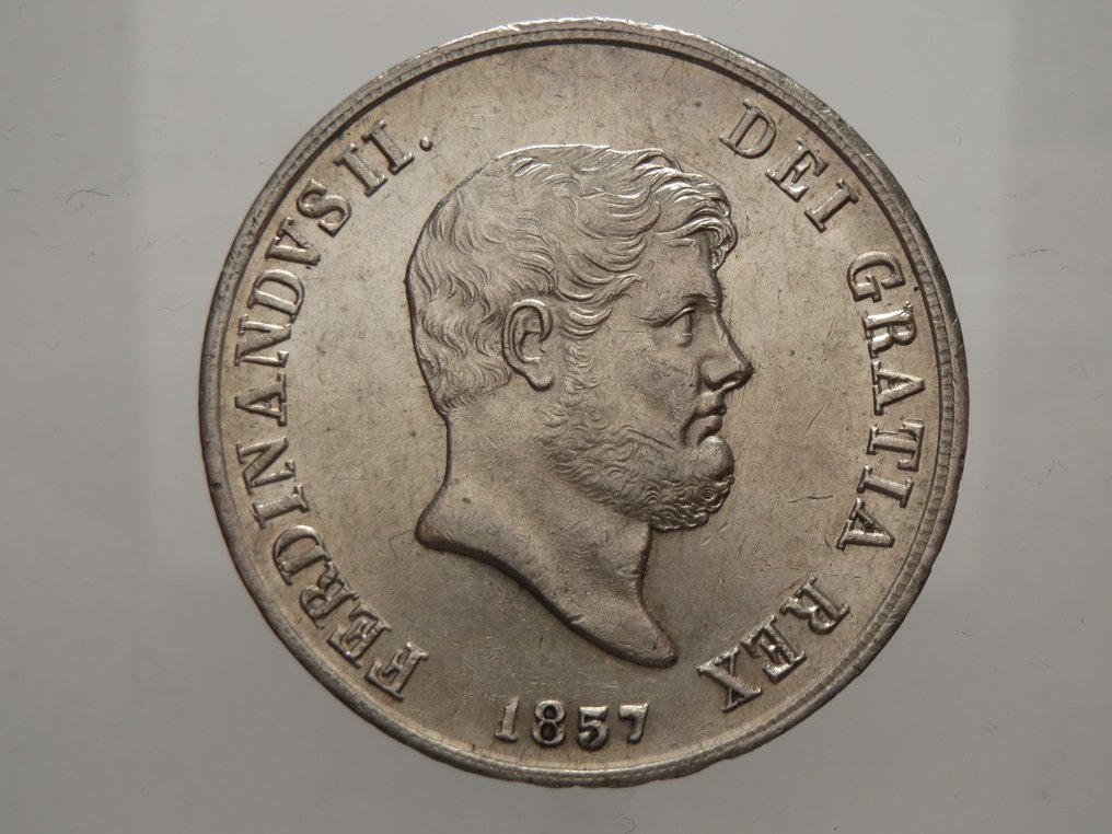 Italy, Kingdom of Two Sicilies Piastra da 120 Grana 1857 #1.0