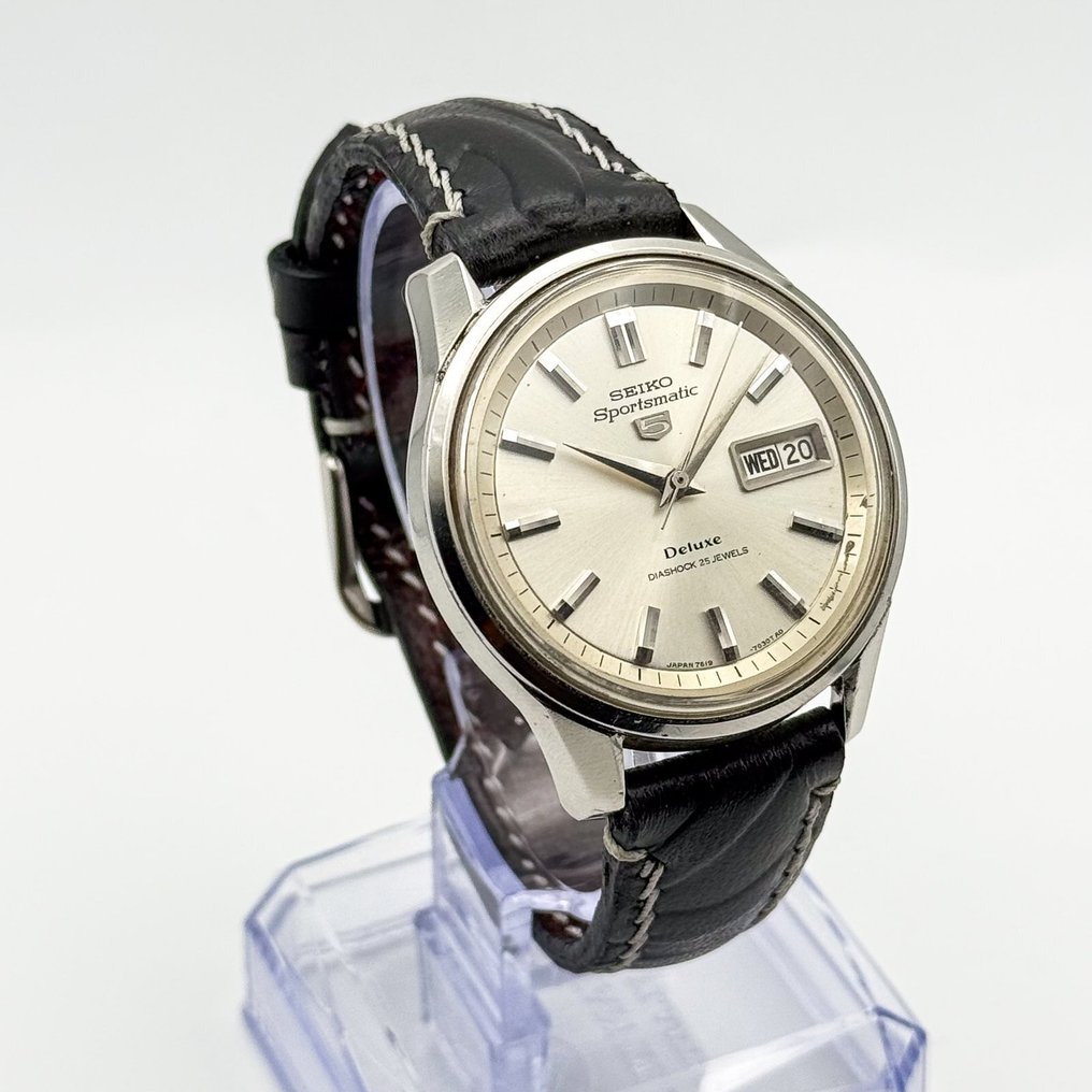 Seiko - Sportsmatic Deluxe 確光 (Kakukō) – Certain Light - Ingen mindstepris - 7619-9060 - Mænd - 1967 #2.1