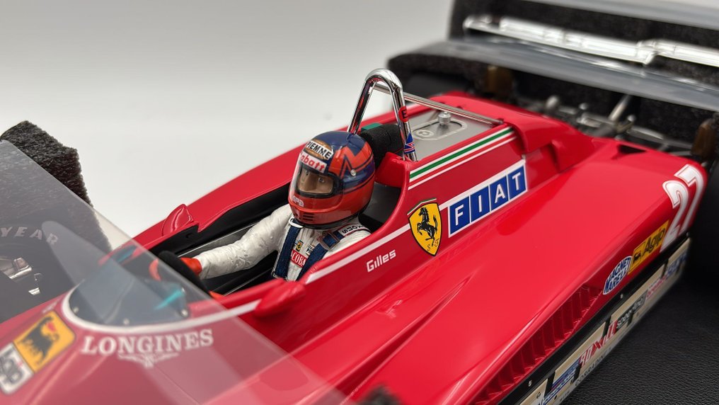 GP Replicas 1:12 - Modellbil - Ferrari 126 C2 Villeneuve USA GP West Long Beach 1982 - (cod.39) #2.1