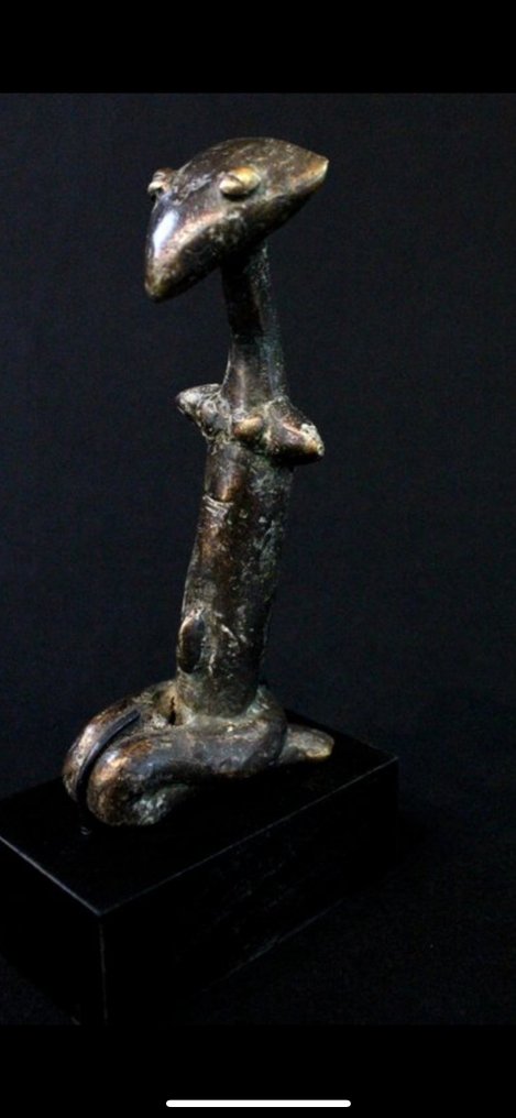 Kulango-statuetti, Afrikan bronssi - Norsunluurannikko (Ei pohjahintaa) #3.2