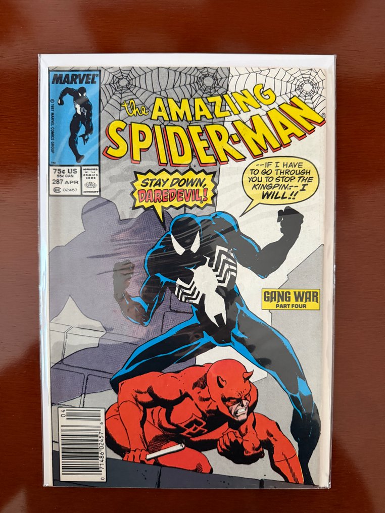 The Amazing Spider-Man #286, #287 Newsstand Edition, #288 Newsstand Edition, 289 - 4 Comic - First edition - 1987 #3.2