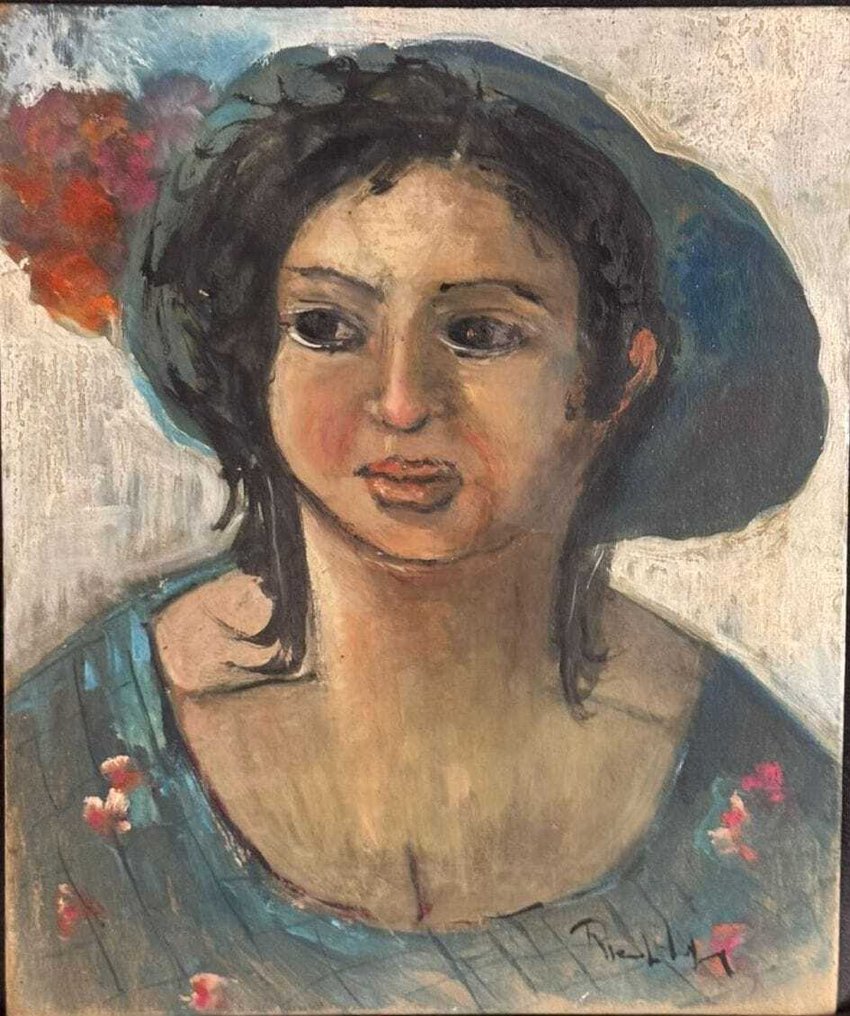 意大利学校 (XX) - Ritratto di donna con cappello #2.1