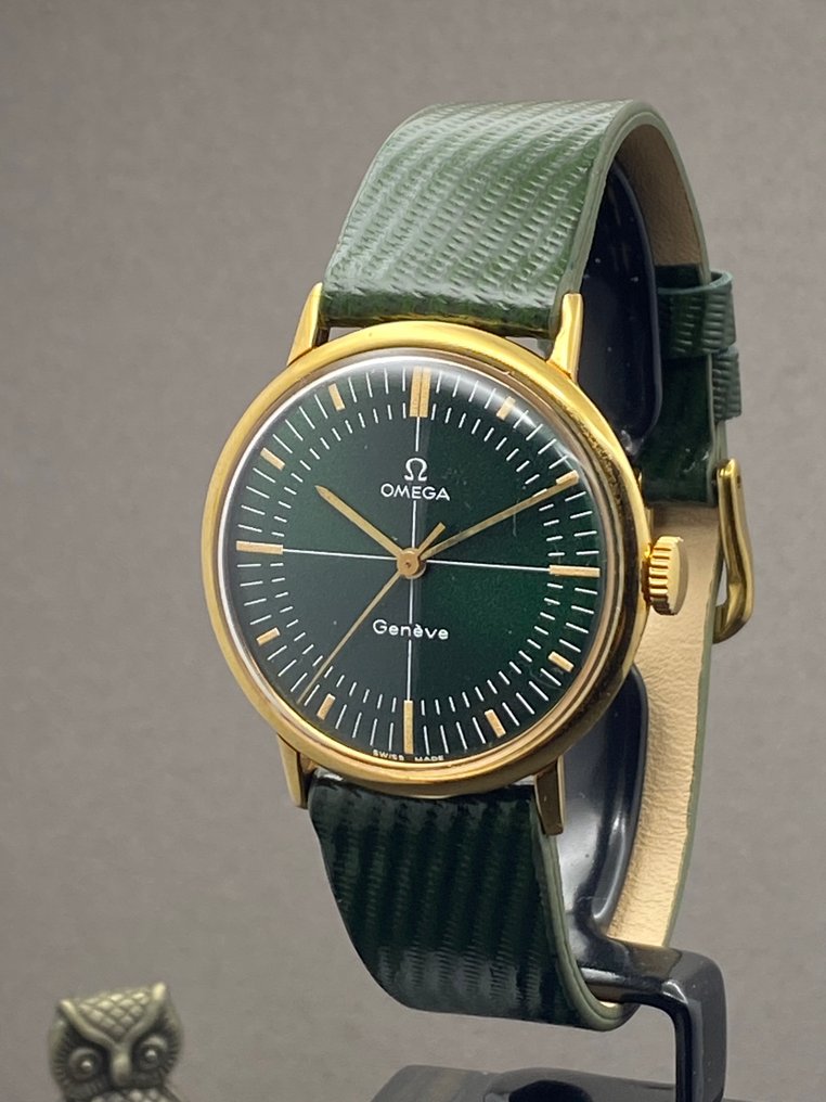 Omega - Ω *Vintage Geneve Technical Green Dial* - No Reserve Price - 131.019 - Men - 1960-1969 #4.3