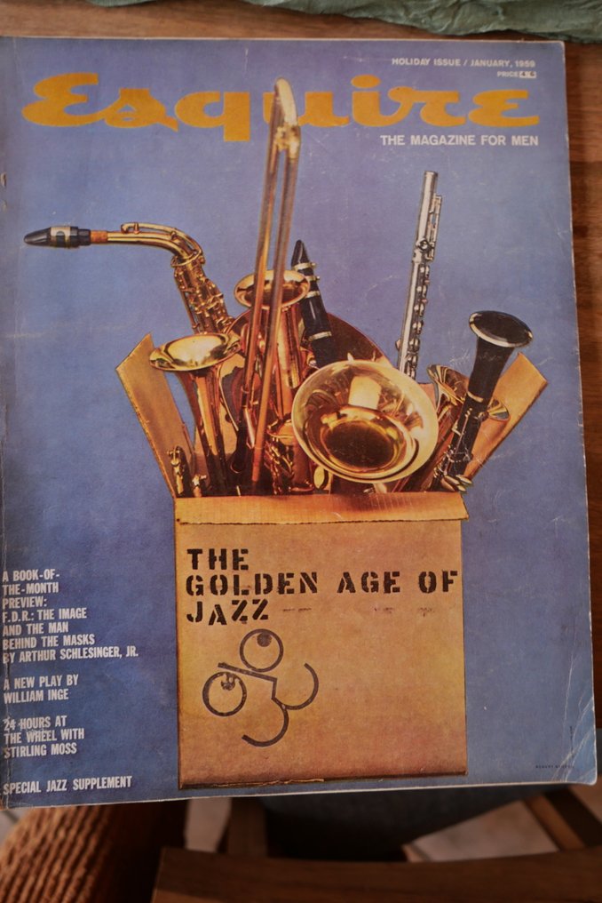 Esquire The Magazine for Men: "The Golden Age of Jazz with a special jazz supplement - 1959-1959 #1.0