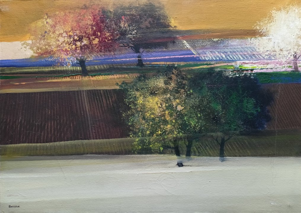 Giorgio Bossola (1931-2015) - Le Biolche - Alberi in fiore #1.0