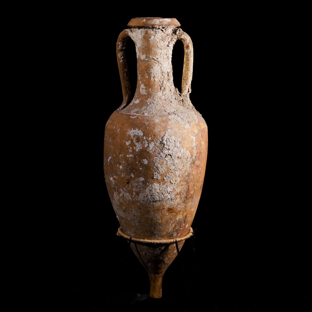 古希腊 Terracotta 巨大运输陶罐，92厘米 - 展出于伊费尔甘博物馆 - #1.0