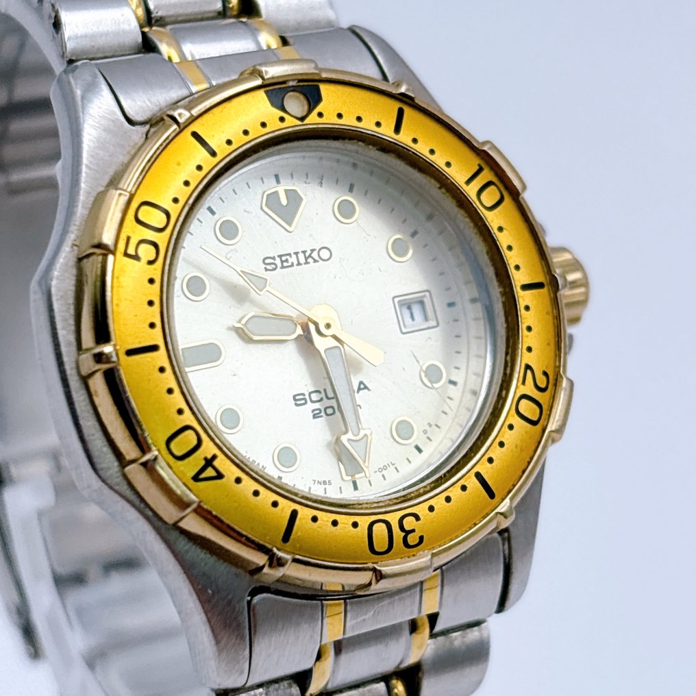 Seiko - Scuba - Zonder Minimumprijs - 7N85-0010 - Heren - 1990-1999 #3.2