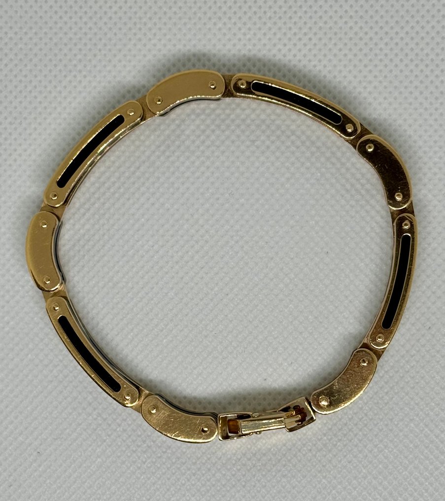 手镯 - 18K包金 黄金 缟玛瑙 #2.1